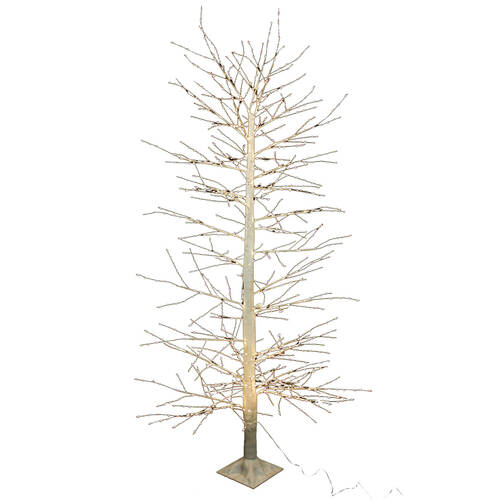 Urban Glitter Christmas Tree with 1700 Micro Dot LED Lights 210cm White