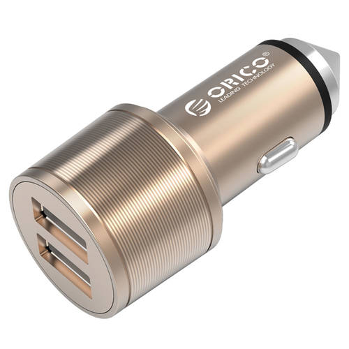 Orico UCI-2U Gold Safety Hammer 2 Port Car Charger