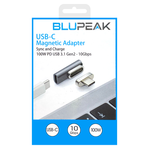 Blupeak USB-C 100W Power Sync & Charge Magnetic Adapter