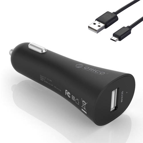 Orico UCQ-1U Black QC2.0 Car Charger