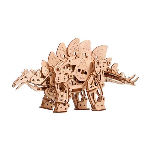UGears Stegosaurus Dinosaur Model Wooden 3D Puzzle w/Spring Motor 305pc 14y+