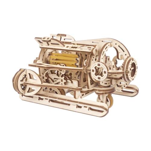 UGears Steampunk Submarine Model Wooden 3D Puzzle w/Spring Motor 200pc 14y+