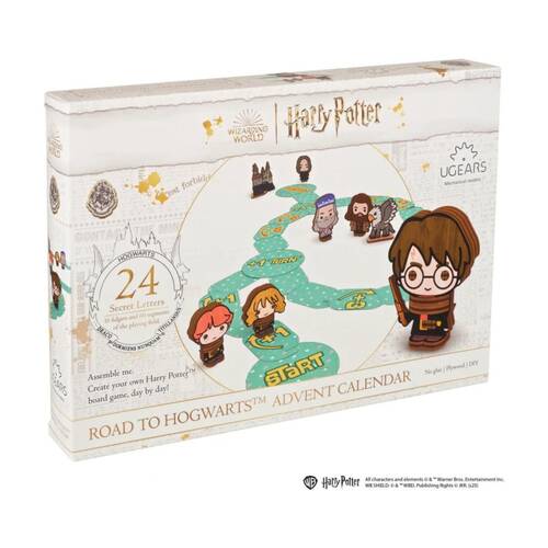 UGears Road To Hogwarts Advent Calendar Harry Potter Board Game 104pc 8y+