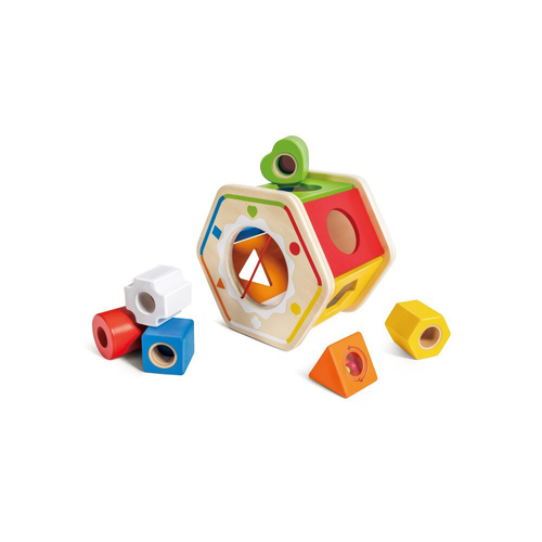 Hape Wooden Wonder Shape Sorter Development Toy for Toddlers 12M+