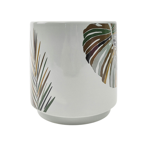 Urban 13cm Ivy Foliage Ceramic Planter Garden Pot Small - Green