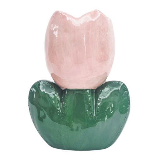 Urban Tulip Vase Pink 21cm Decorative Home Kitchen/Lounge Decor
