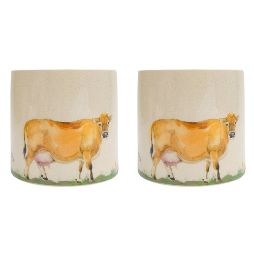 2PK Urban Farm Planter 14cm Home Decorative Garden Decor