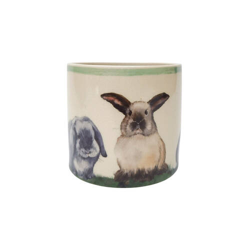 Urban Bunny Animal Home/Garden Plant Pot Brown Planter 12cm