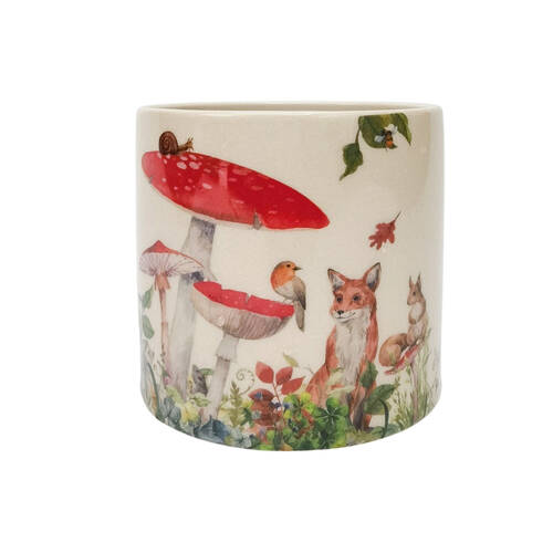 Urban Enchanted Garden Fairy Home/Garden Plant Pot Red Planter 12cm