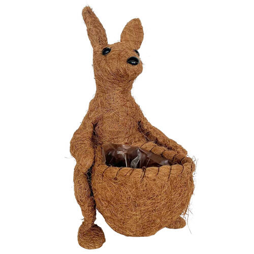 Urban Husk Kangaroo Coconut Fibre Planter Pot 34x27cm Natural