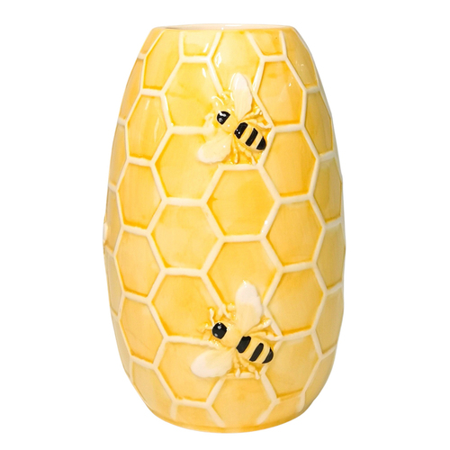 Urban Bee Hive Vase Yellow 17cm Decorative Home Decor