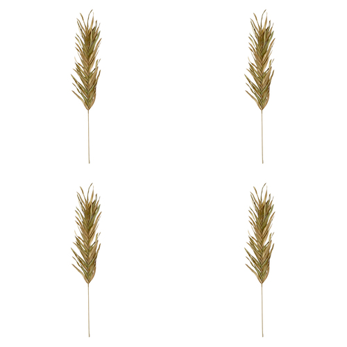 4x Urban Dried Foliage 100cm Palm Stem Decor - Natural/Green