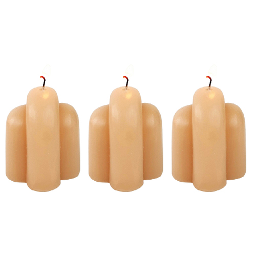 3x Urban Arch 5.5cm Vanilla Scented Candle Home Fragrance - Honey