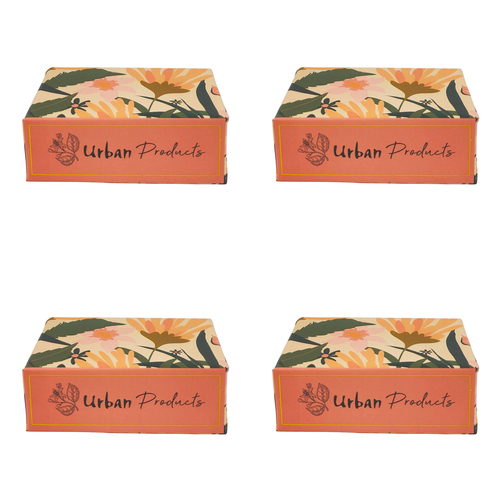 4PK Urban Cassia Floral 150g Bar Soap Body Shower Care - Yellow