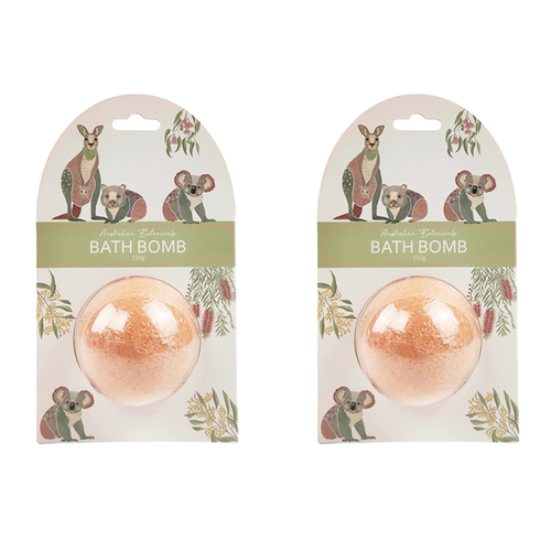 2PK Urban Australian Botanicals Frankie B Animals 150g Bath Bomb - Grey/Green