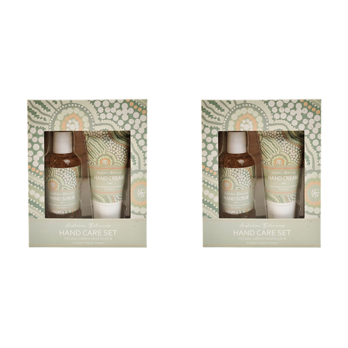 2x 2pc Urban ES Journey 80ml Hand Scrub & 50ml Cream Care Set - Green