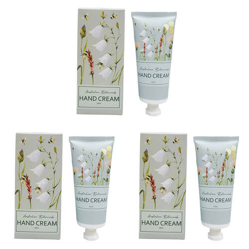 3PK Urban Australian Botanicals Bee Meadow Hand Cream 100g Sage Green