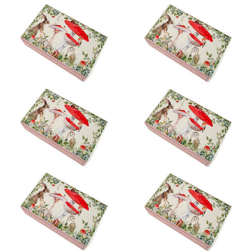 6PK Urban Australian Botanicals Body Care Enchanted Garden Soap 150g Natural/Red