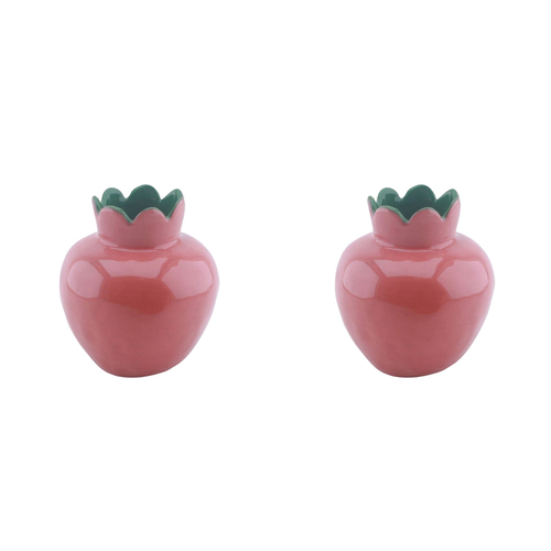 2PK Urban Products Memphis Home Shelf Decor Vase Pink 13cm