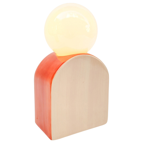 Urban Products Arch Globe LED Light Orange Peach 19cm