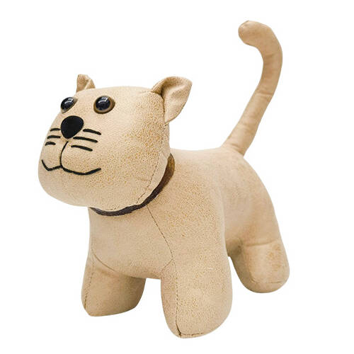 Urban Cat Door Stopper Bisque Home/Room Decor 31cm Brown