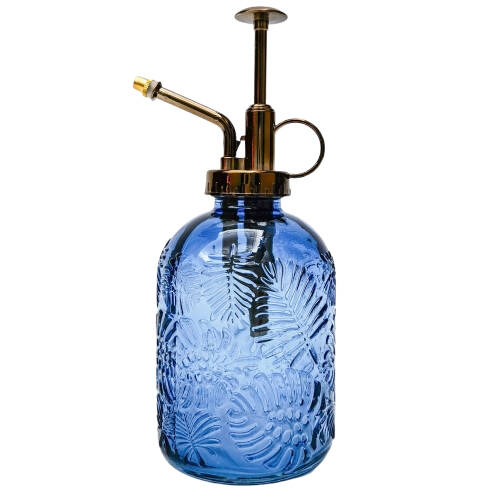 Urban Tropical Water Mister Plant Watering Container Blue 20cm 
