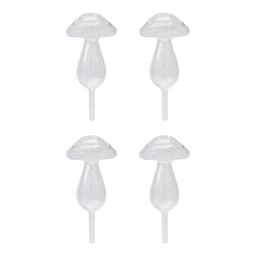4PK Urban Toadstool Water Seeper Plant Watering Tool Clear 26cm 