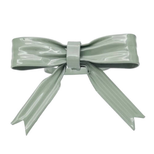 Urban Bow Napkin Metal Ring Table Organiser Sage 6cm 