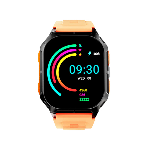 HiFuture Ultra3 Sports Smartwatch For Apple iOS-9/Android-5 Carmine ORNG