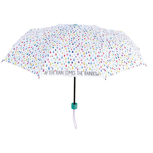 Legami Folding Umbrella After Rain Windproof Rain/Sun Men/Women 100cm White