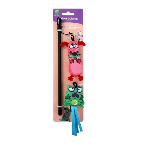 3x Paws & Claws Swap/Swish Changeable Dangler w/ 25.5cm Dog/Frog