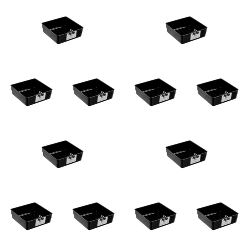 12PK Boxsweden Drawer Organiser Tray Square 15x5cm - Assorted