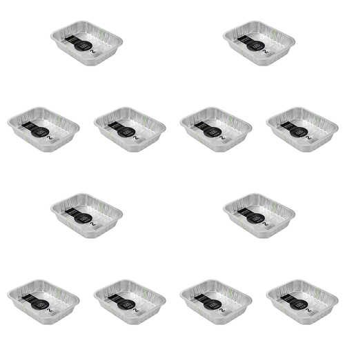 24pc Lemon & Lime Premium Smooth Wall Foil Tray 31x24.5cm - Silver