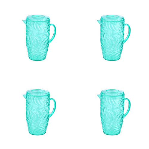 4PK Lemon & Lime Summer Outdoor Dining Breeze Deco Pitcher Jug 2.5L Assorted
