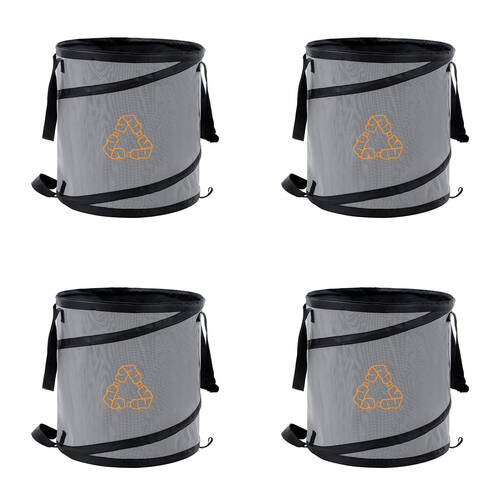 4PK Boxsweden Bottle Recycling Pop Up Storage Bag 85L 46x46x48cm
