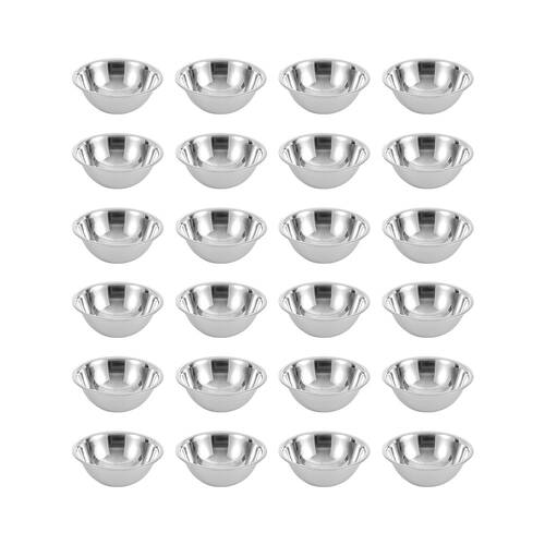 24PK Lemon & Lime High-Quality Durable Stainless Steel Sleek Mixing Bowl 20cm