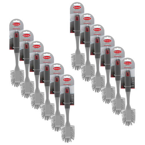 12PK Boxsweden Prime Cleaning Dish Brush Radial Head with Soft Grip 26.5cm