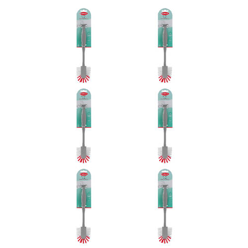 6PK Boxsweden Prime Cleaning Essentials Suction Handle Dish Brush Assorted 