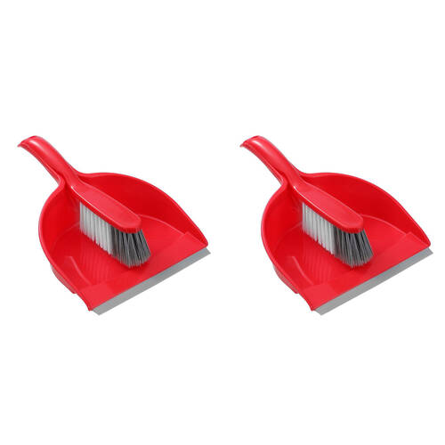 2PK Boxsweden Prime Indoor Essentials Dustpan and Bristle Brush Assorted