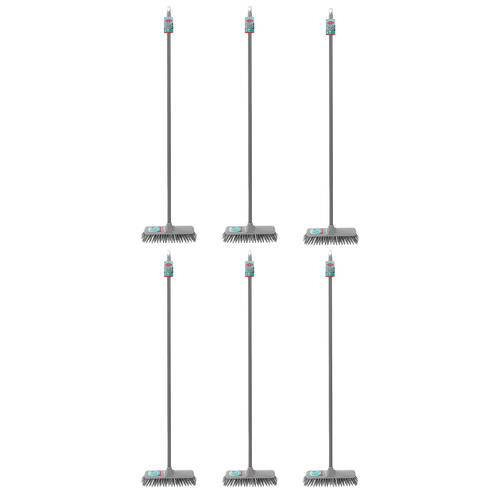 6PK Boxsweden Prime Essentials Outdoor Broom w/ Long Handle 1.2m Assorted