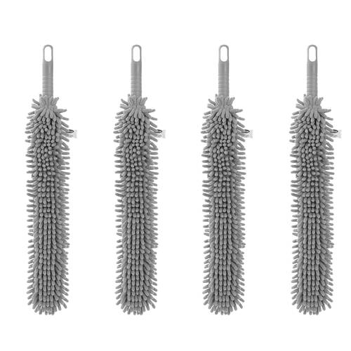 4PK Boxsweden Prime Flexible Microfibre Washable Indoor Duster 57cm Assorted