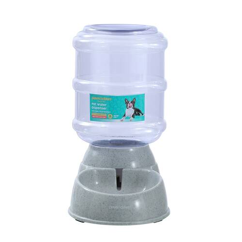 Paws And Claws Barrel Pet Fresh Water Dispenser 3.8L/32x17.5x31cm Clear