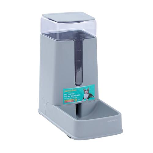 Paws And Claws Gravity Pet Fresh Water Dispenser 3.4L/28.5x16.5x31cm Clear