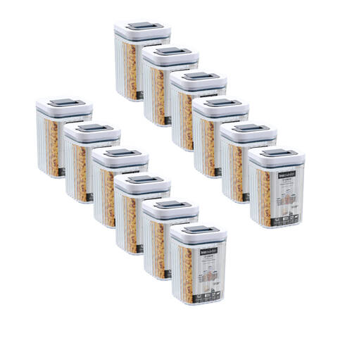 12PK Lemon and Lime Crystal Ribbed Food Storage Container 950mL/15cm Assorted