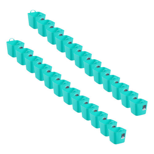 24PK Boxsweden Mini Flexible Storage Organiser Square Tub/Box 5L/23x20x20cm Assorted