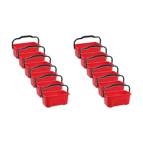 12PK Boxsweden Prime Premium Bucket 12L 42x23.5x18.5 Heavy Duty Assorted