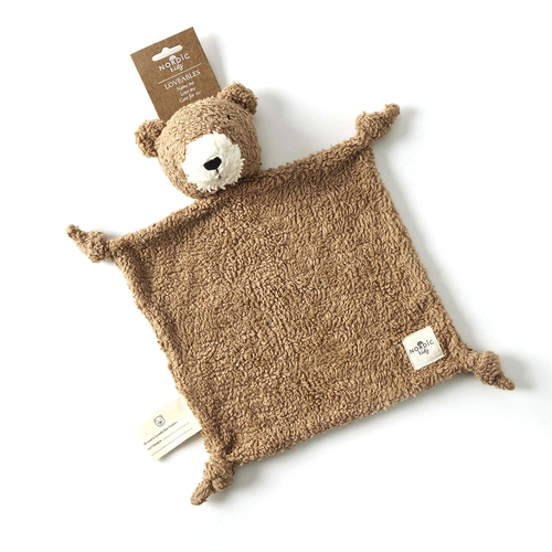 Nordic Kids Loveable Bear Baby/Infant Plush Comforter 25x25cm 0y+