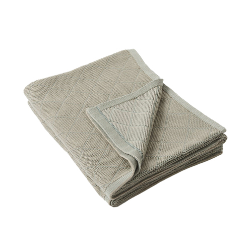 Pilbeam Living Fairview 127x152cm Cotton Throw - Sage/Cream