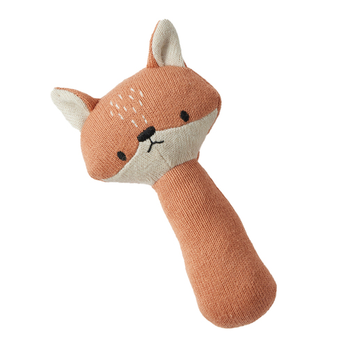 Nordic Kids Jasper Fox Baby/Infant Plush Rattle Toy 15cm 0y+
