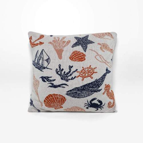 Rayell Kids Cushion Atlantic Natural Cream 45x45cm Home Decor